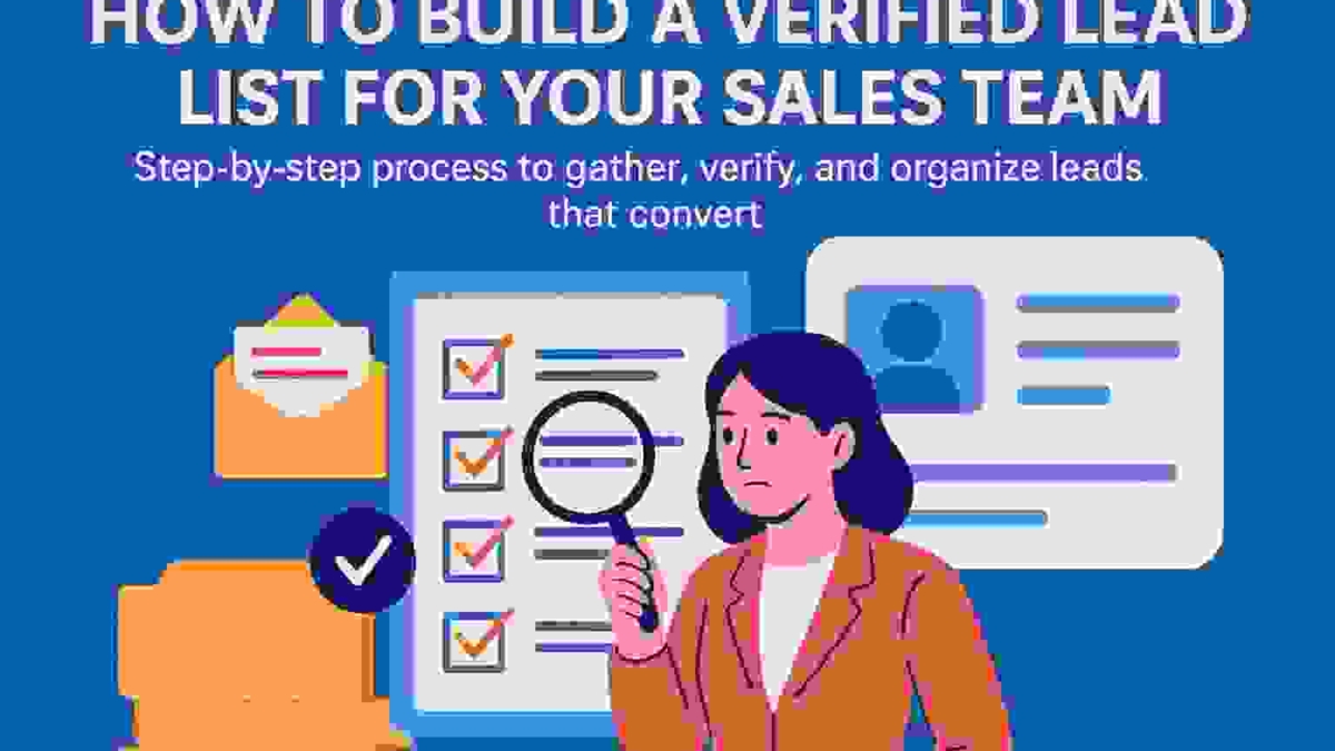 How to Build a Verified Lead List for Your Sales Team