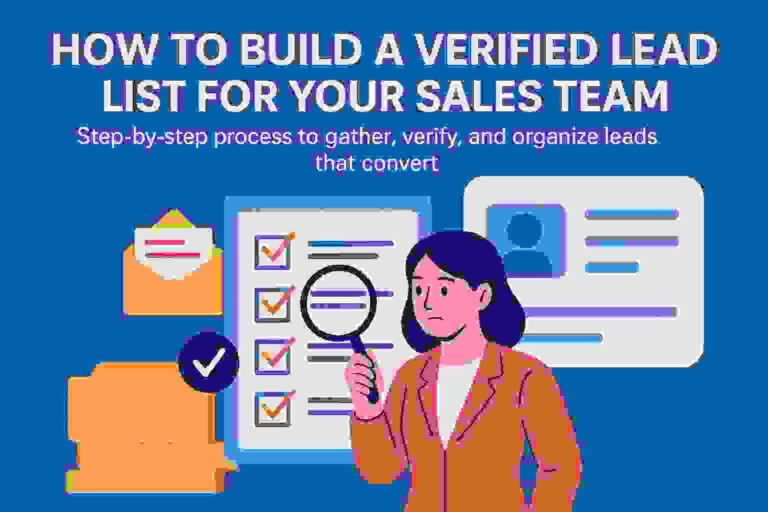 How to Build a Verified Lead List for Your Sales Team