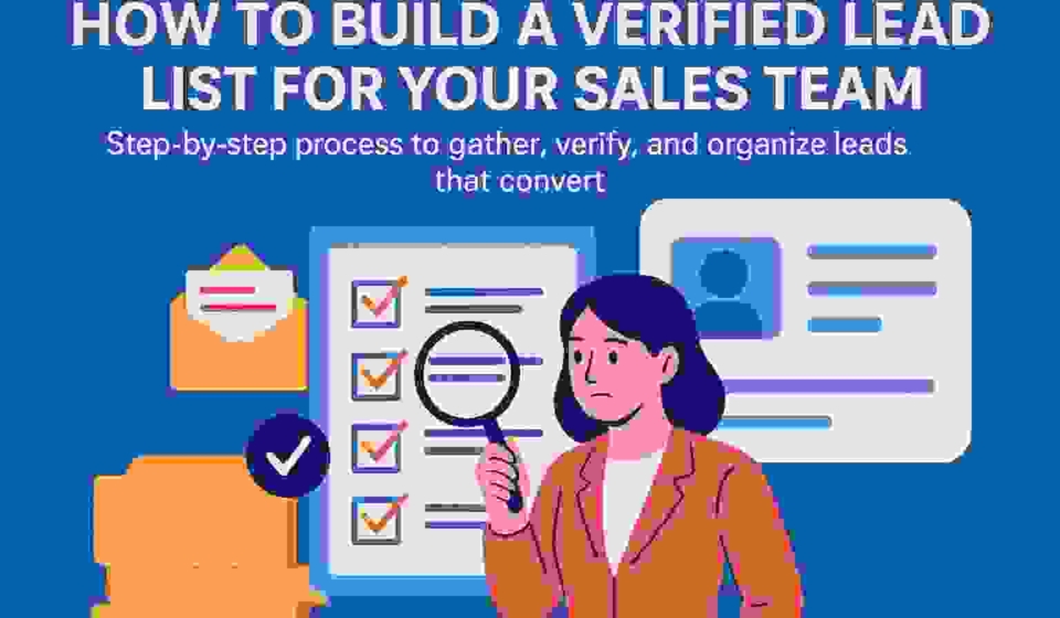 How to Build a Verified Lead List for Your Sales Team
